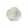 Vase forme fleur blanc