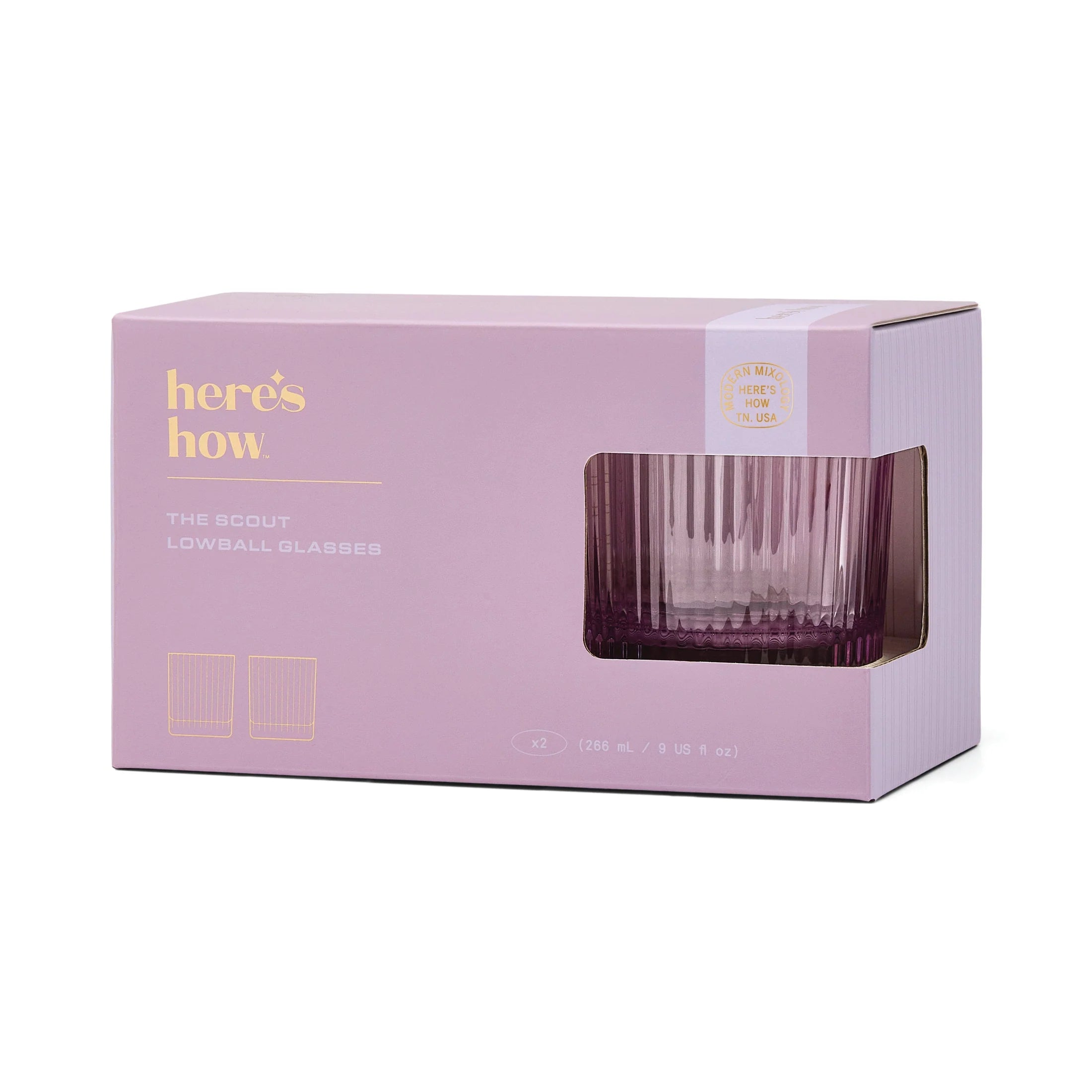 Verre à eau scout Paddy Lilac
