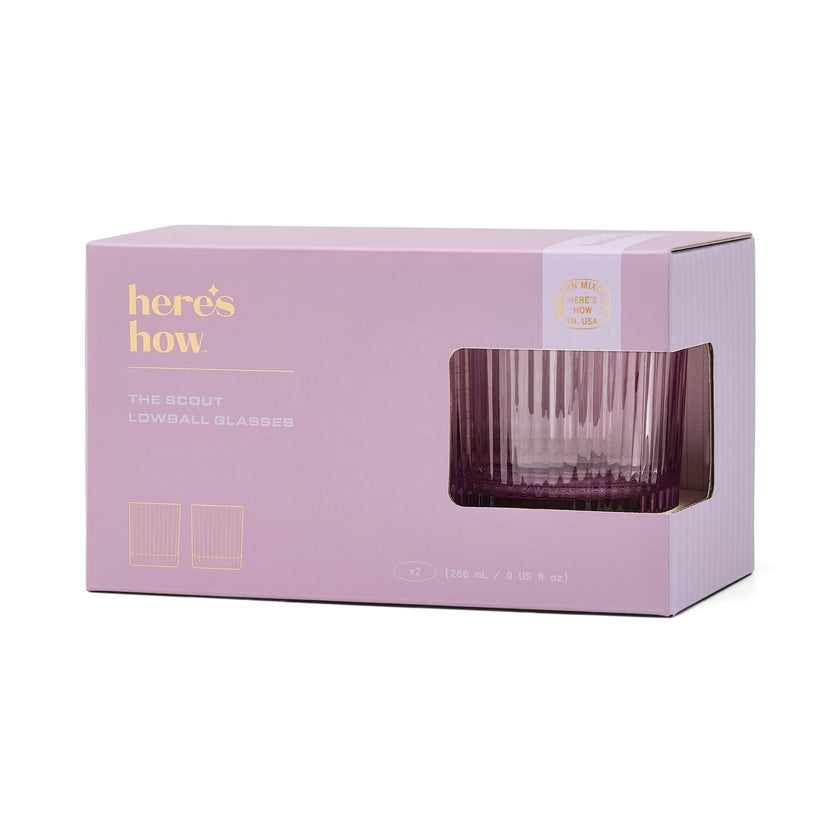 Verre à eau scout Paddy Lilac