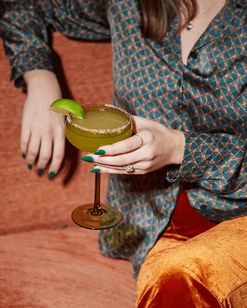 Verre coupe olive Lou 