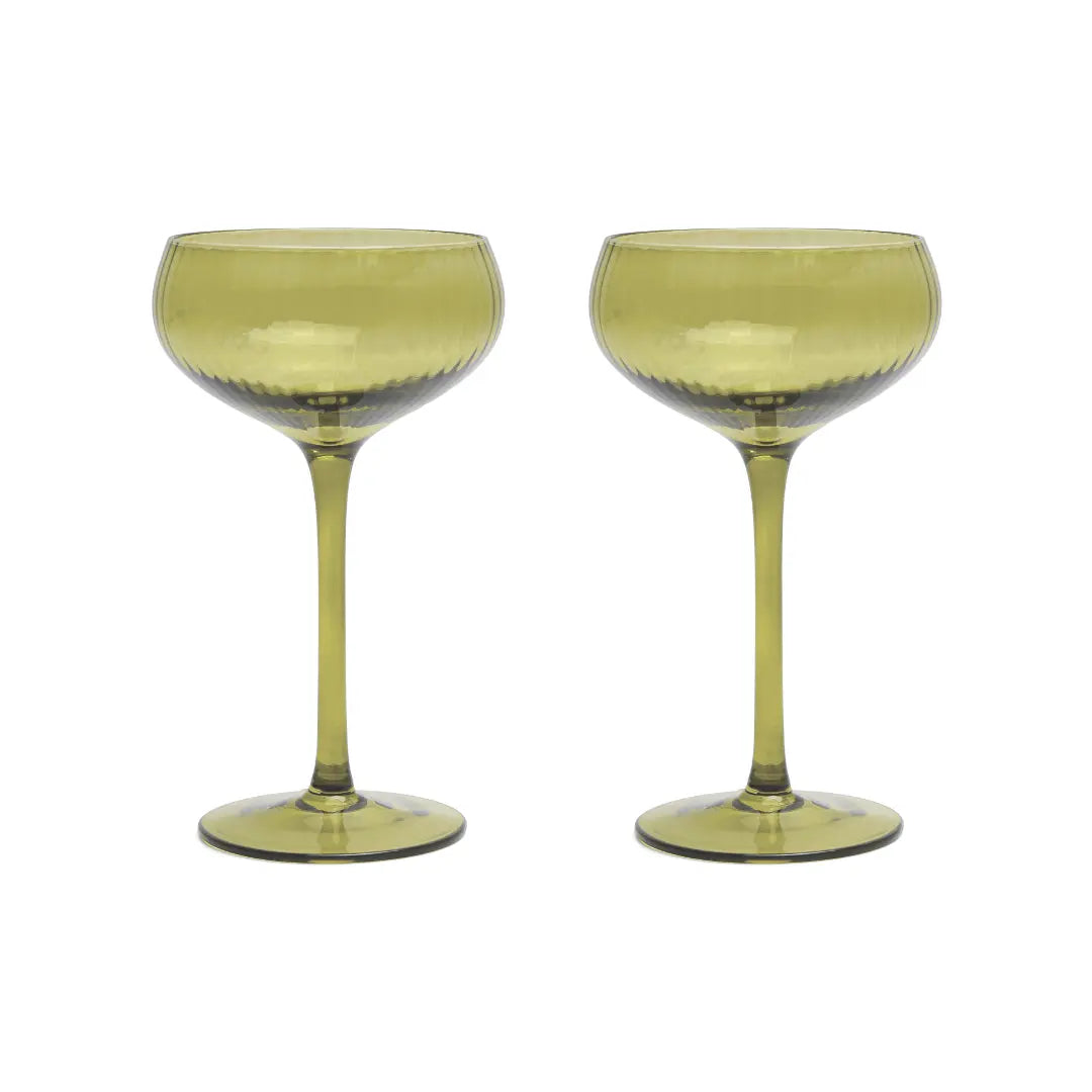 Verre coupe olive Lou 