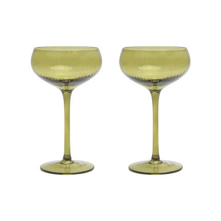 Verre coupe olive Lou 