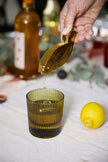 Set de 2 verres à eau striee 