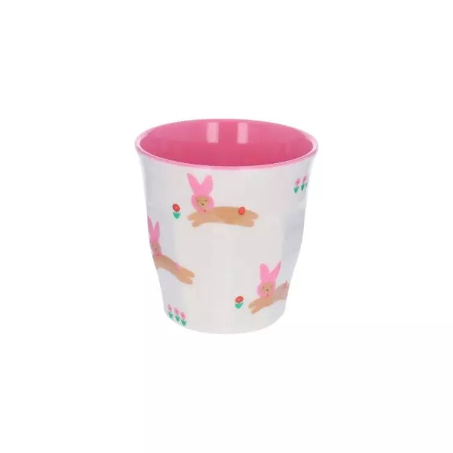 Verre Lapin rose Chichi Pompon