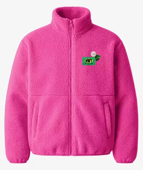 Veste sherpa rose Newtone
