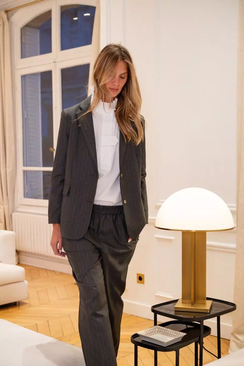 Veste grise ligne Vianney Opullence