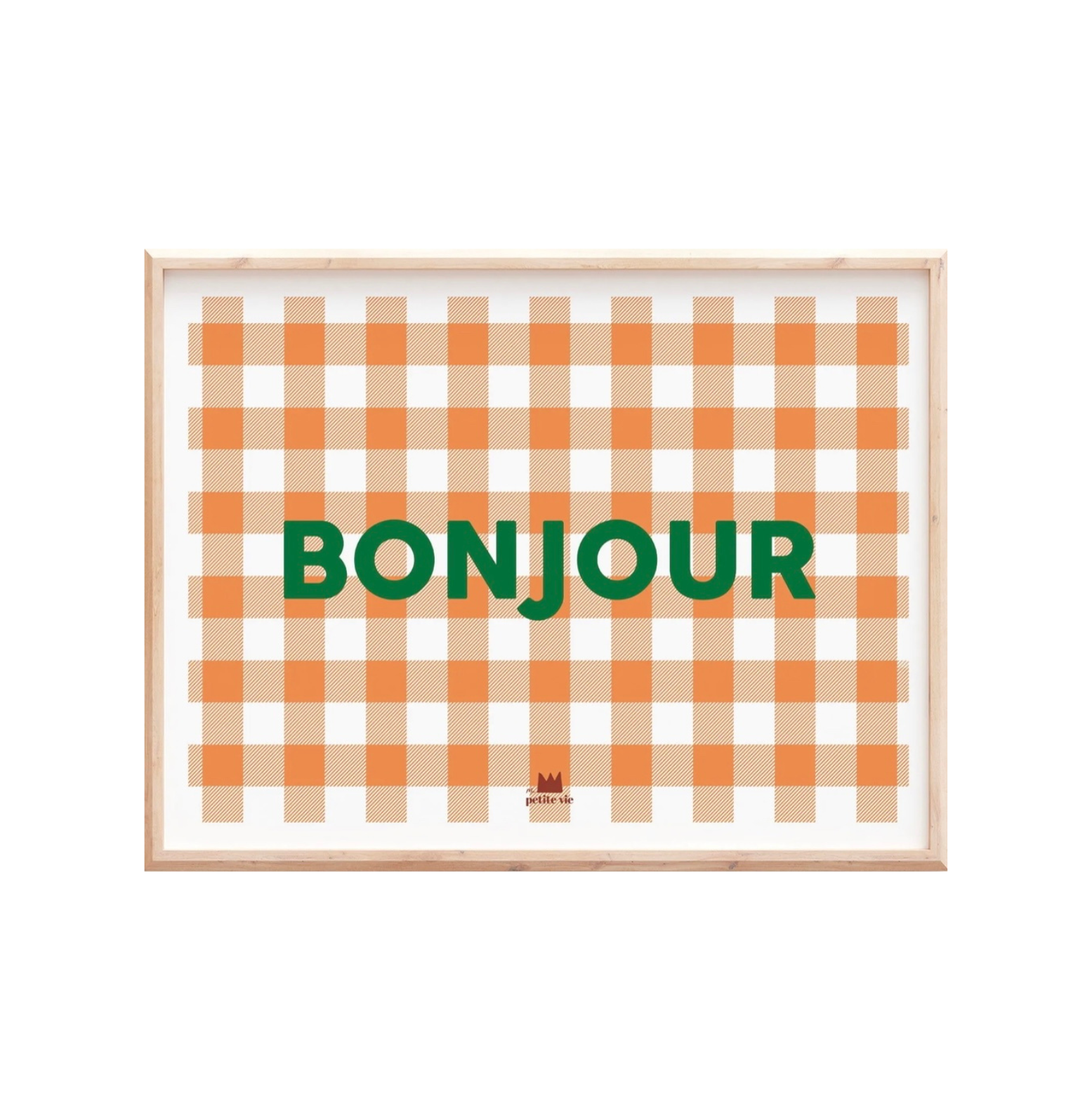 affiche bonjour