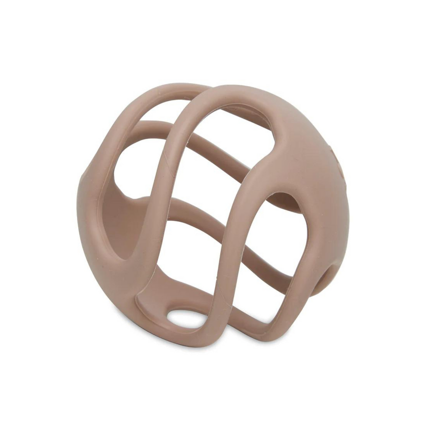 anneau de dentition balle en silicone biscuit 