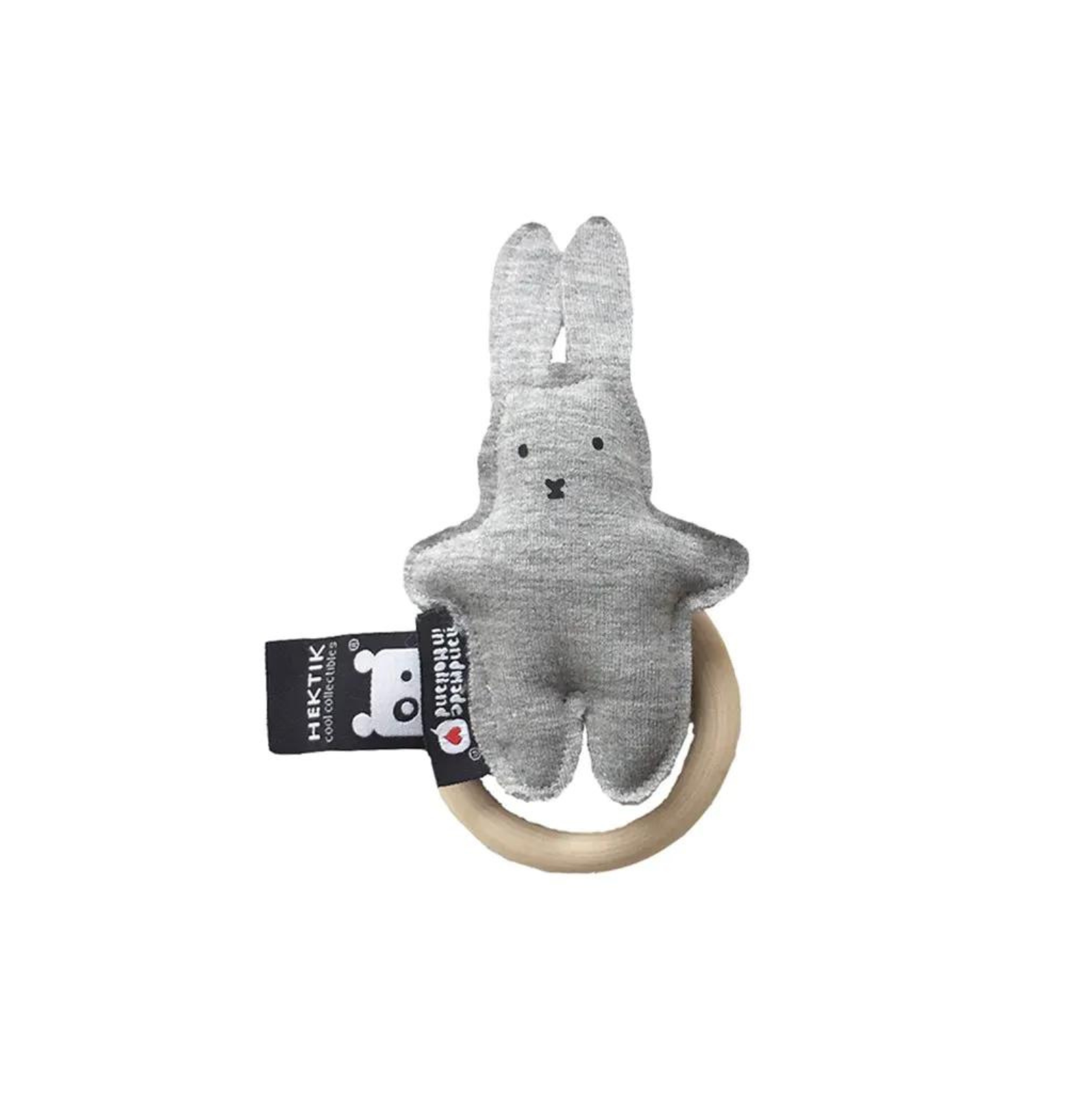 anneau dentition lapin gris