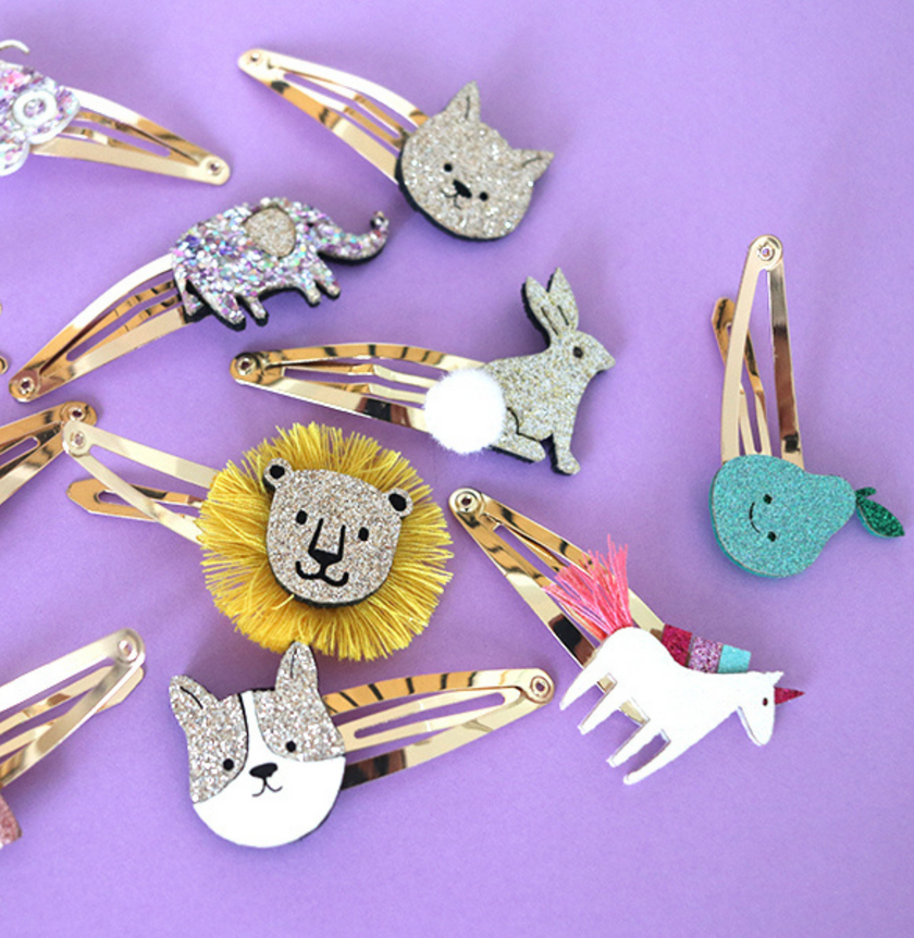 barrettes a cheveux licornes