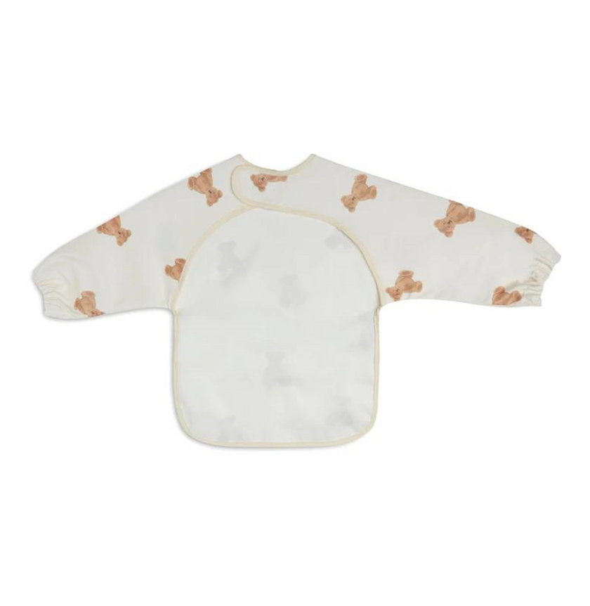 bavoir a manche imperméable teddy bear