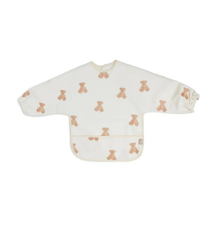 bavoir a manche imperméable teddy bear