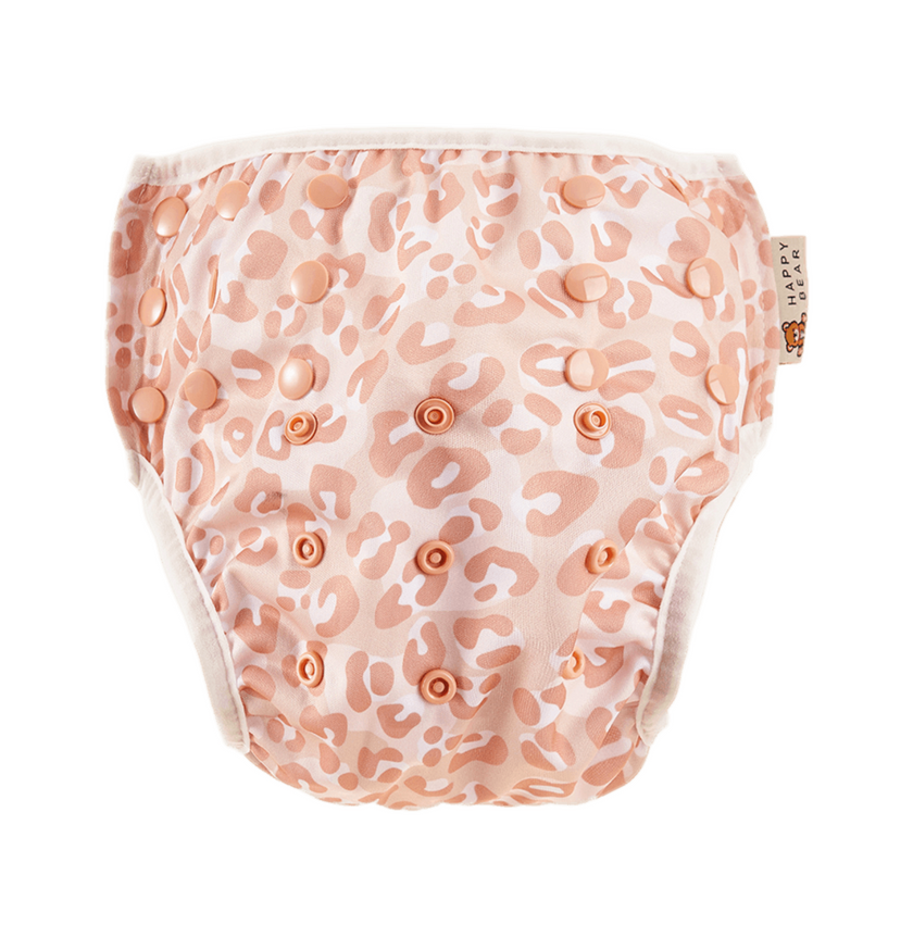 couche de bain léopard