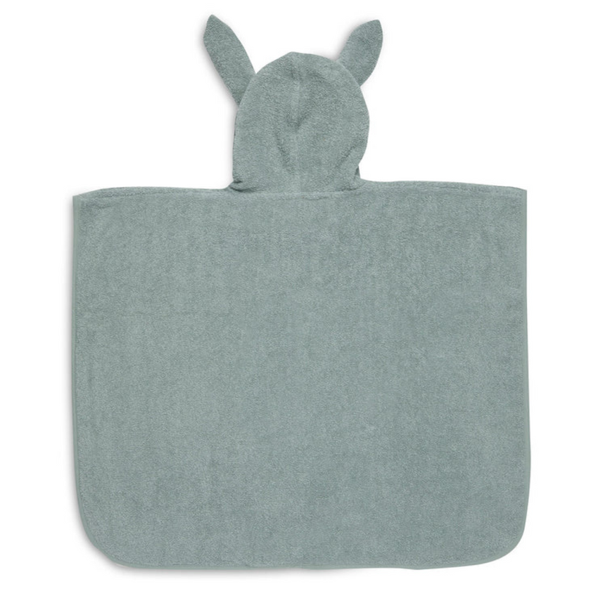 poncho de bain ash green