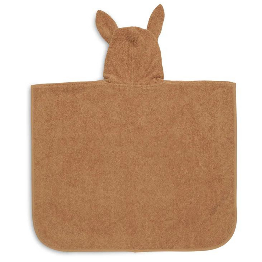 poncho de bain caramel