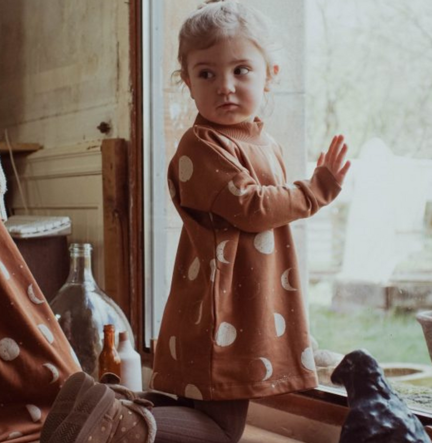 robe sweat lune juno minabulle