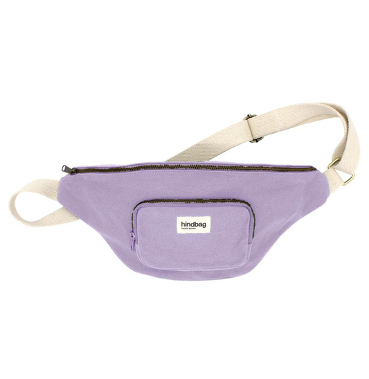 sac banane xl avec poche lilas