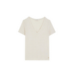 t-shirt rayé doré